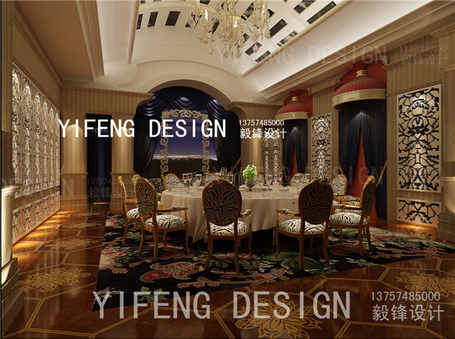 成都锦苑餐厅设计 毅锋设计餐厅设计案例展示
