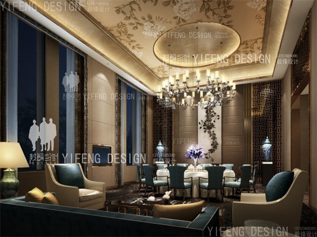 上海嘉定紫金餐厅设计案例展示